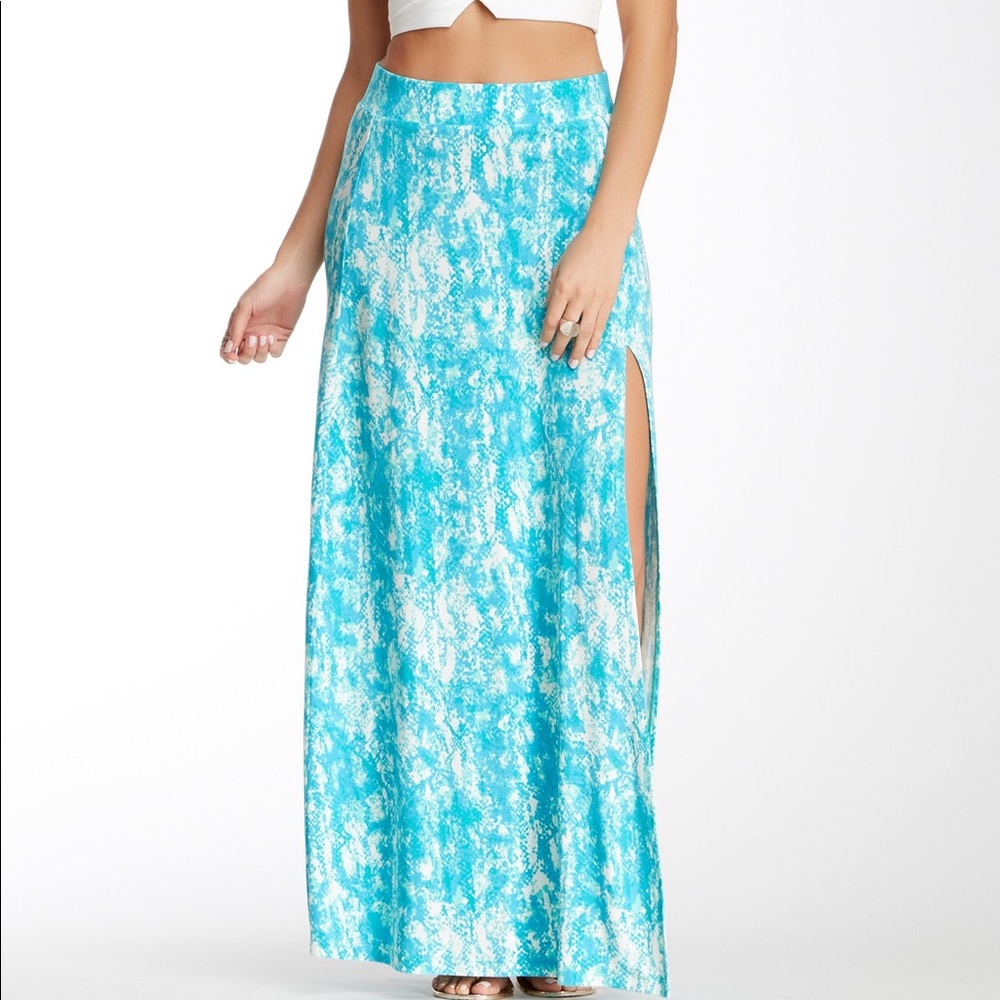 TART Maxi Skirt ~ Watercolor Snake